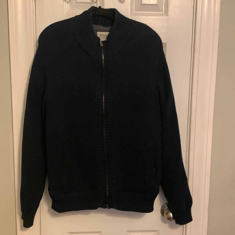 Boston Trader Full Zip Blue Jacket Size XL